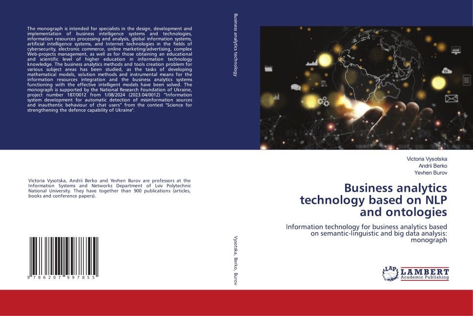 Business analytics technology based on NLP and ontologies: Information technology for business analytics based on semantic-linguistic and big data analysis: monograph