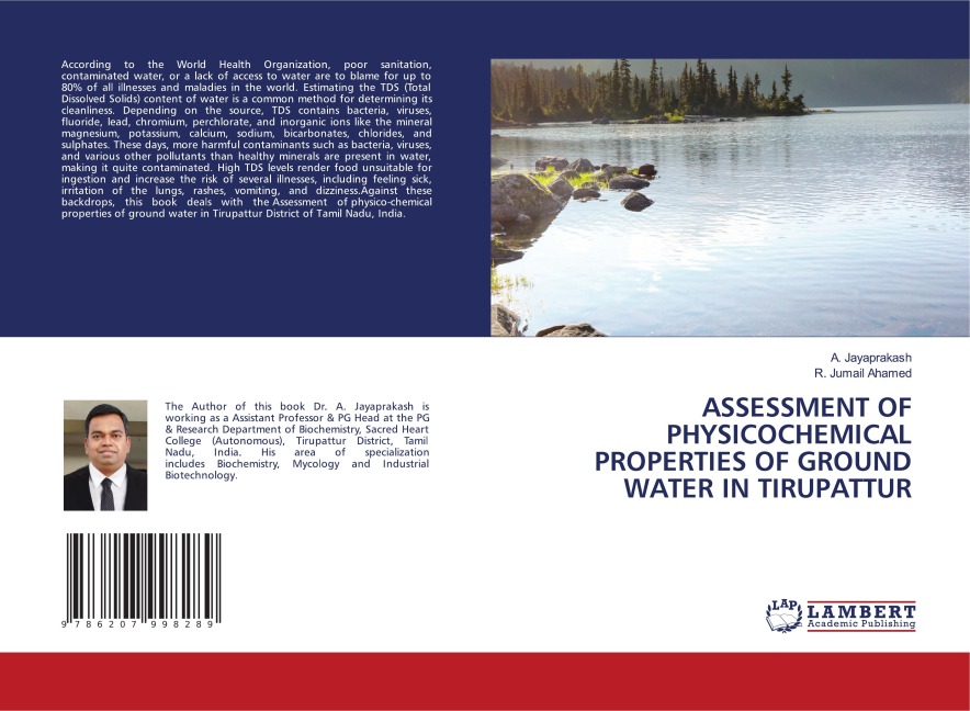 ASSESSMENT OF PHYSICOCHEMICAL PROPERTIES OF GROUND WATER IN TIRUPATTUR