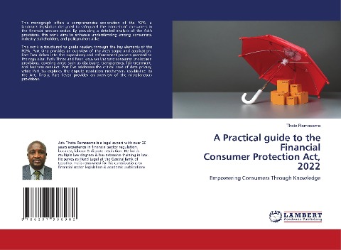 A Practical guide to the Financial Consumer Protection Act, 2022: Empowering Consumers Through Knowledge
