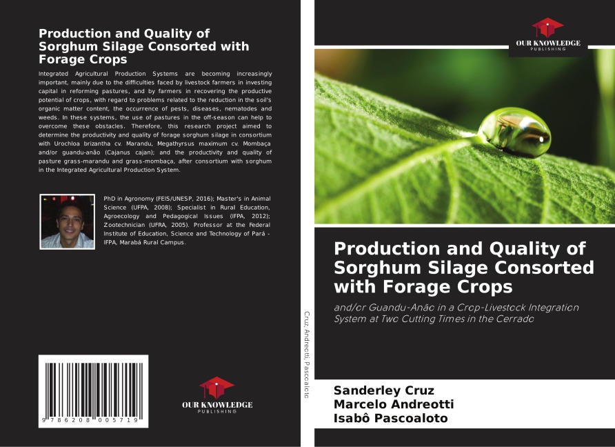Production and Quality of Sorghum Silage Consorted with Forage Crops: and/or Guandu-Anão in a Crop-Livestock Integration System at Two Cutting Times in the Cerrado