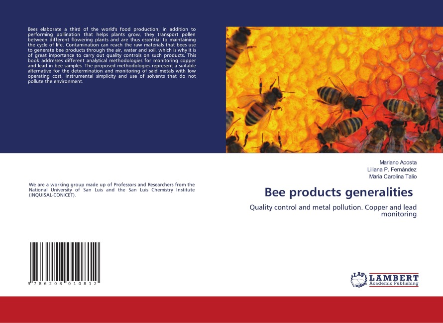Bee products generalities: Quality control and metal pollution. Copper and lead monitoring