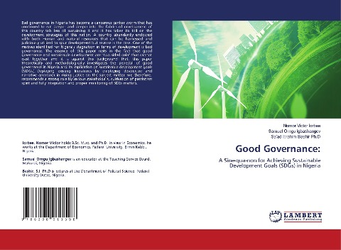 Good Governance:: A Sine-qua-non for Achieving Sustainable Development Goals (SDGs) in Nigeria
