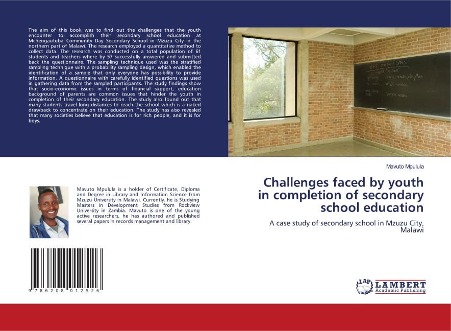 Challenges faced by youth in completion of secondary school education: A case study of secondary school in Mzuzu City, Malawi