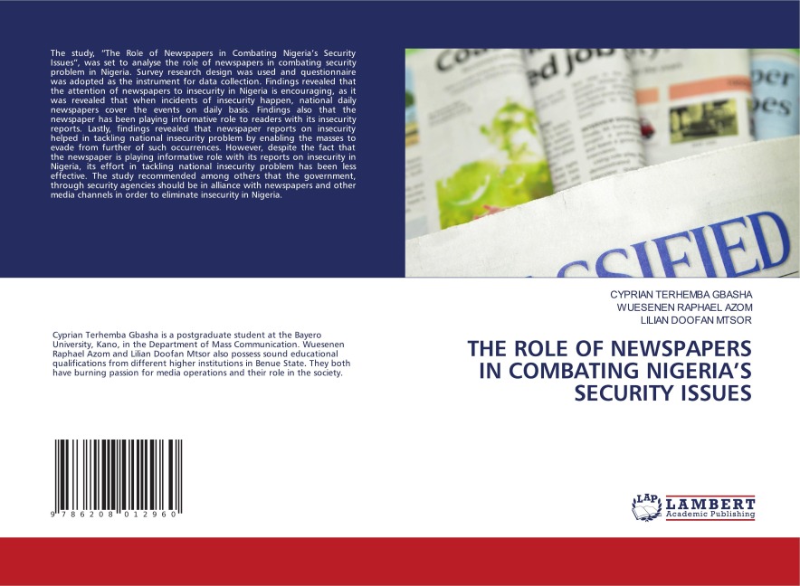 THE ROLE OF NEWSPAPERS IN COMBATING NIGERIAS SECURITY ISSUES