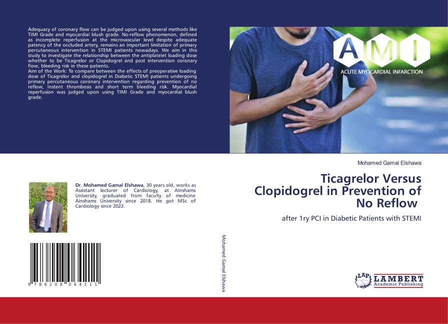 Ticagrelor Versus Clopidogrel in Prevention of No Reflow: after 1ry PCI in Diabetic Patients with STEMI