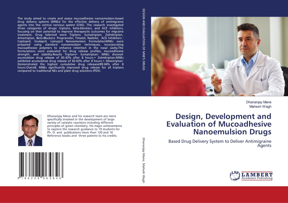 Design, Development and Evaluation of Mucoadhesive Nanoemulsion Drugs: Based Drug Delivery System to Deliver Antimigraine Agents