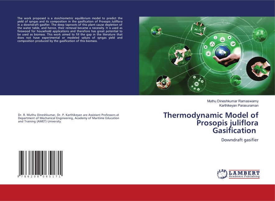 Thermodynamic Model of Prosopis juliflora Gasification: Downdraft gasifier