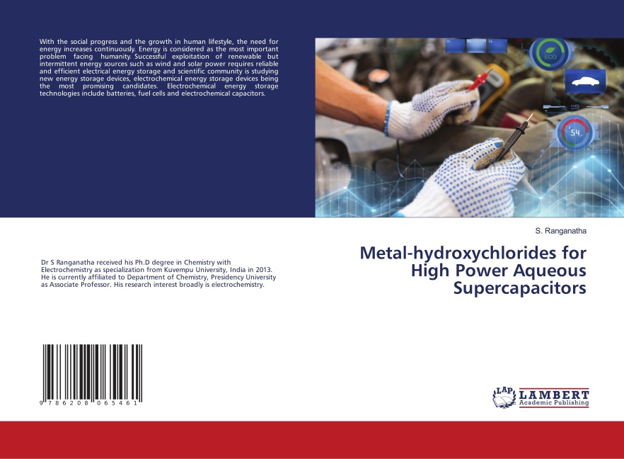Metal-hydroxychlorides for High Power Aqueous Supercapacitors