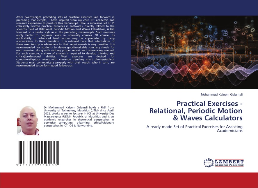 Practical Exercises - Relational, Periodic Motion & Waves Calculators: A ready-made Set of Practical Exercises for Assisting Academicians