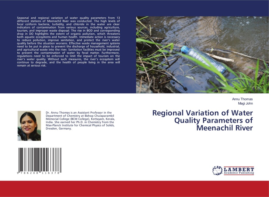 Regional Variation of Water Quality Parameters of Meenachil River