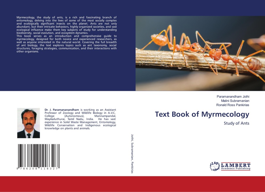 Text Book of Myrmecology: Study of Ants