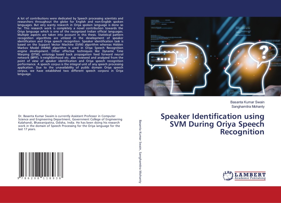 Speaker Identification using SVM During Oriya Speech Recognition