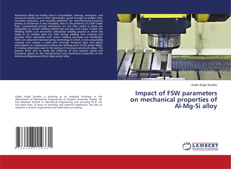 Impact of FSW parameters on mechanical properties of Al-Mg-Si alloy