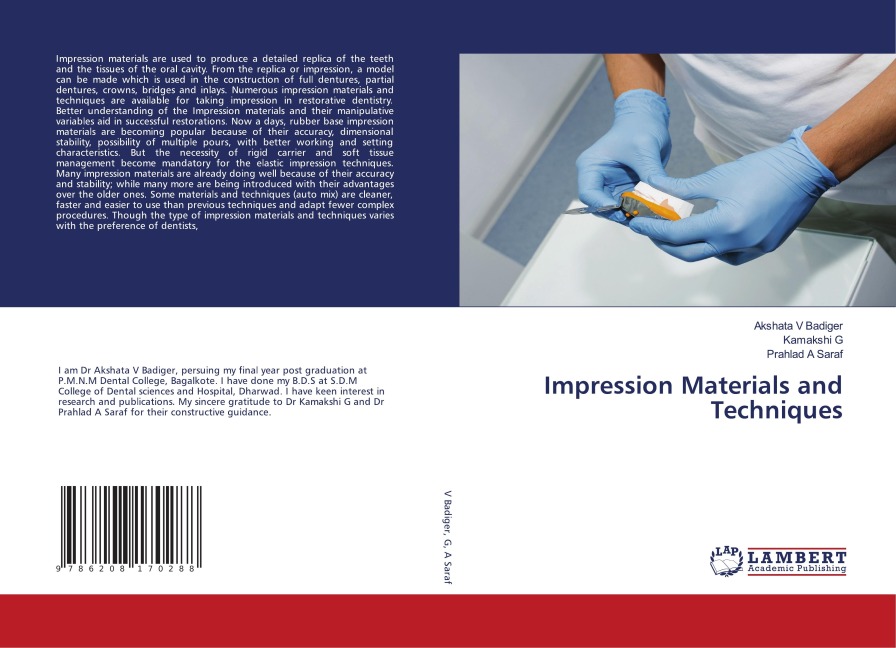 Impression Materials and Techniques