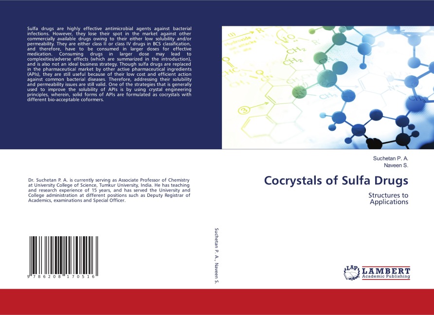 Cocrystals of Sulfa Drugs: Structures toApplications