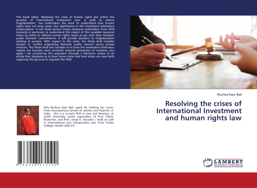 Resolving the crises of International Investment and human rights law