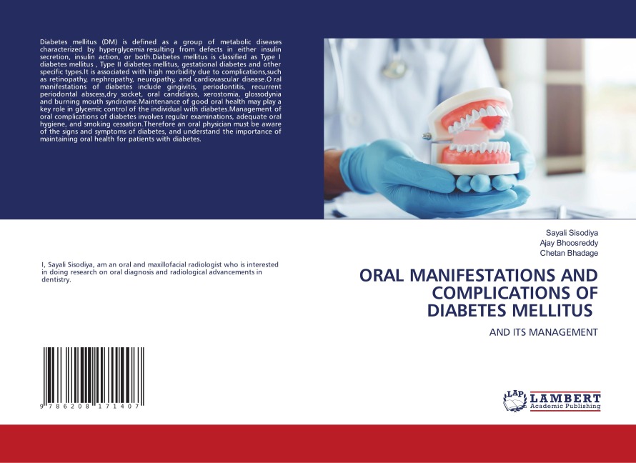 ORAL MANIFESTATIONS AND COMPLICATIONS OF DIABETES MELLITUS: AND ITS MANAGEMENT