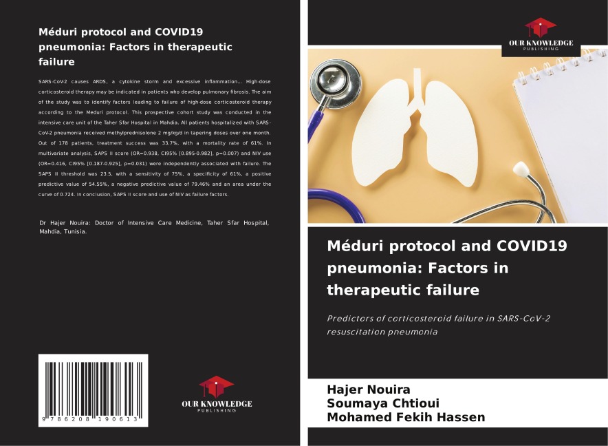 Méduri protocol and COVID19 pneumonia: Factors in therapeutic failure: Predictors of corticosteroid failure in SARS-CoV-2 resuscitation pneumonia