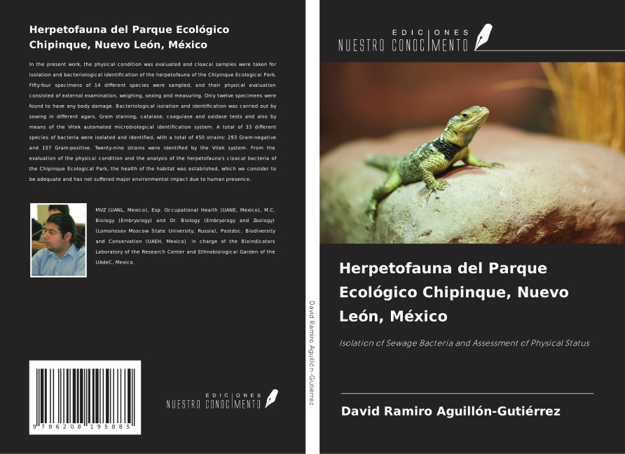 Herpetofauna del Parque Ecológico Chipinque, Nuevo León, México: Isolation of Sewage Bacteria and Assessment of Physical Status
