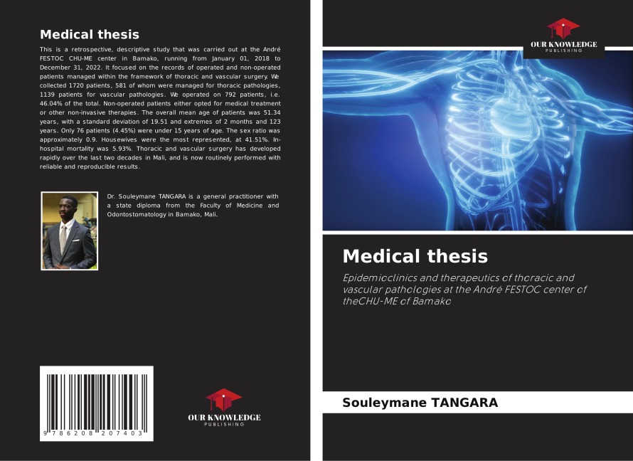 Medical thesis: Epidemioclinics and therapeutics of thoracic and vascular pathologies at the André FESTOC center of theCHU-ME of Bamako