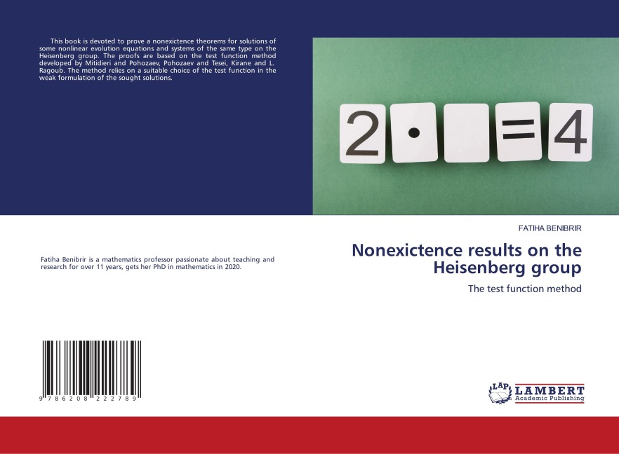 Nonexictence results on the Heisenberg group: The test function method