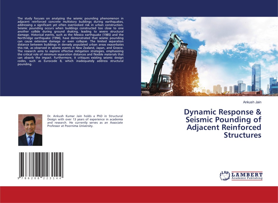 Dynamic Response & Seismic Pounding of Adjacent Reinforced Structures