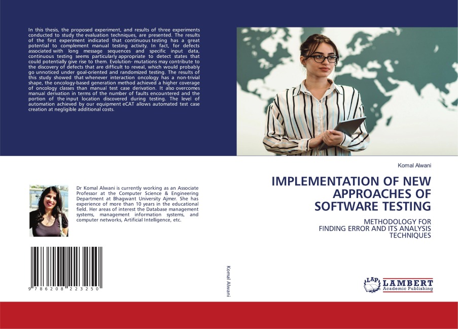 IMPLEMENTATION OF NEW APPROACHES OF SOFTWARE TESTING: METHODOLOGY FORFINDING ERROR AND ITS ANALYSISTECHNIQUES