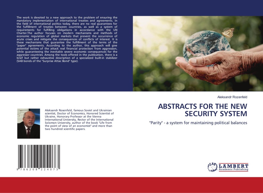 ABSTRACTS FOR THE NEW SECURITY SYSTEM: Parity - a system for maintaining political balances