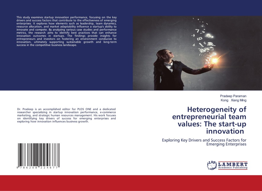Heterogeneity of entrepreneurial team values: The start-up innovation: Exploring Key Drivers and Success Factors for Emerging Enterprises