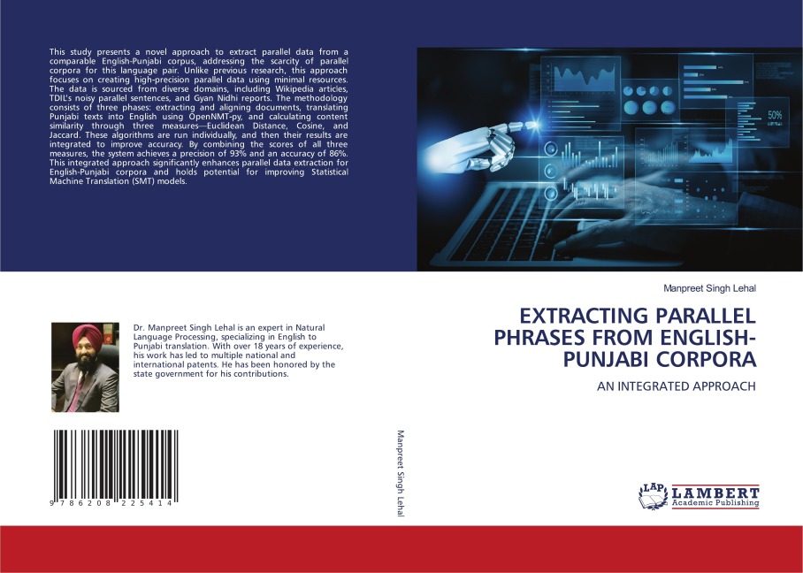 EXTRACTING PARALLEL PHRASES FROM ENGLISH-PUNJABI CORPORA: AN INTEGRATED APPROACH