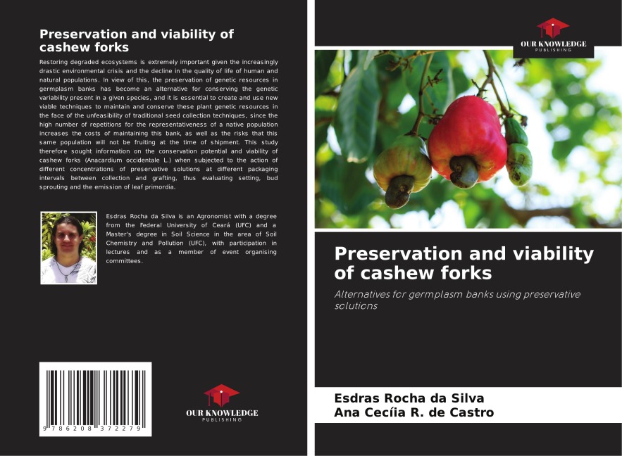 Preservation and viability of cashew forks: Alternatives for germplasm banks using preservative solutions