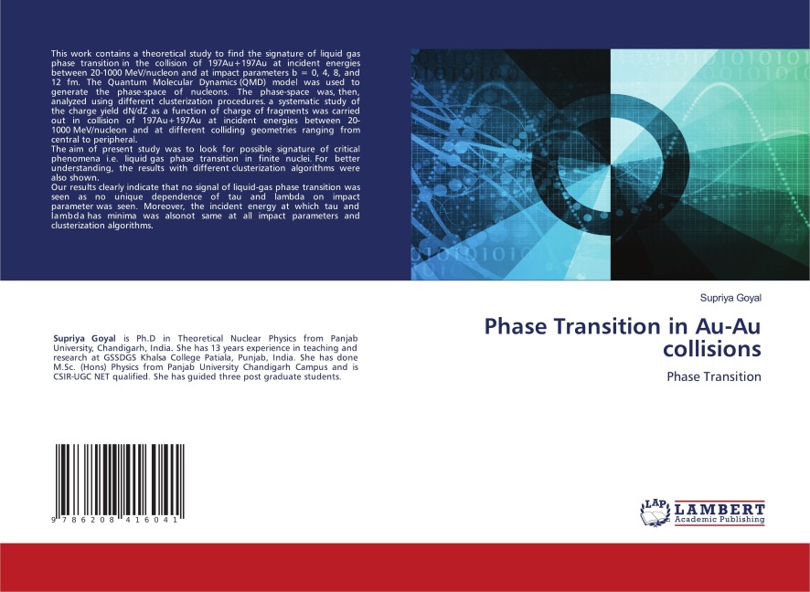 Phase Transition in Au-Au collisions: Phase Transition