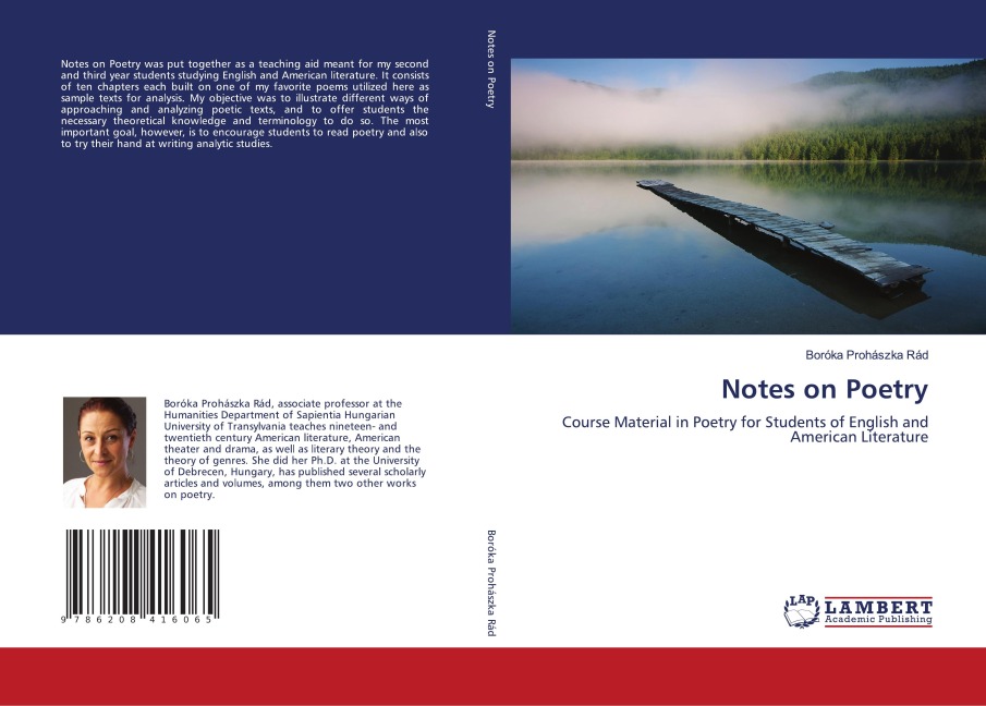 Notes on Poetry: Course Material in Poetry for Students of English and American Literature