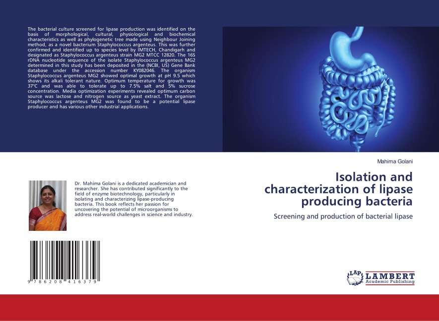 Isolation and characterization of lipase producing bacteria: Screening and production of bacterial lipase