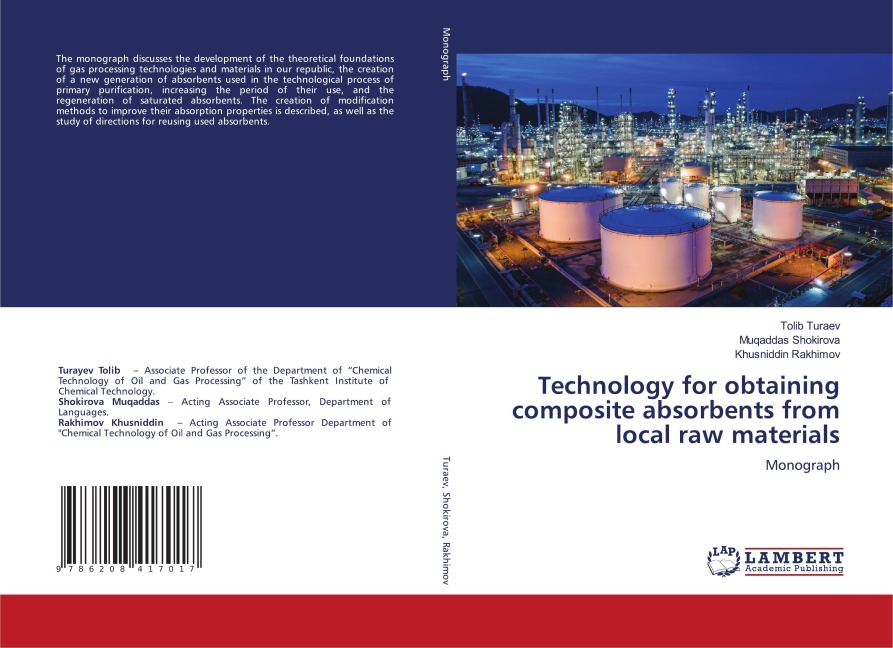 Technology for obtaining composite absorbents from local raw materials: Monograph