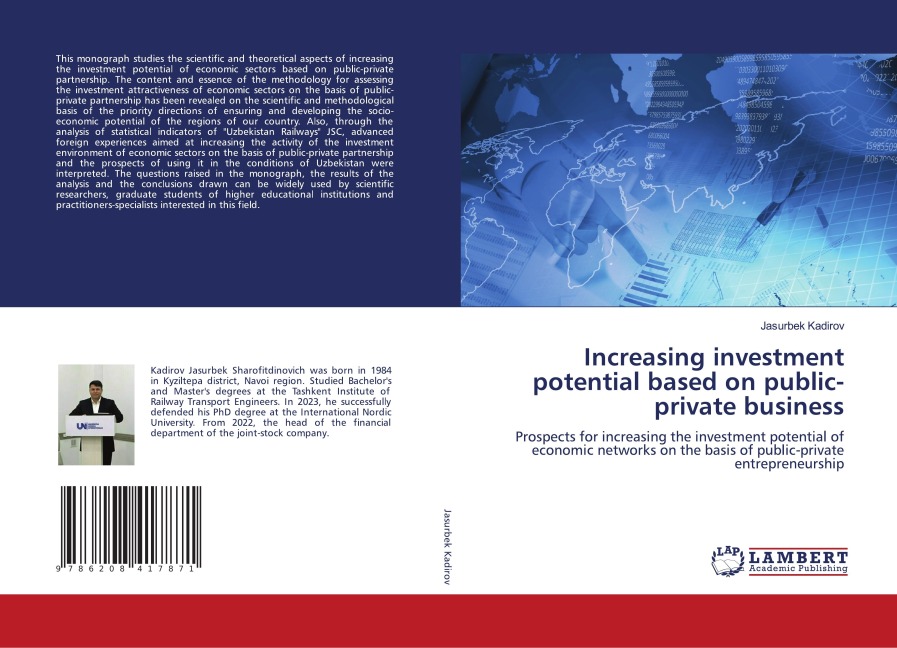 Increasing investment potential based on public-private business: Prospects for increasing the investment potential of economic networks on the basis of public-private entrepreneurship
