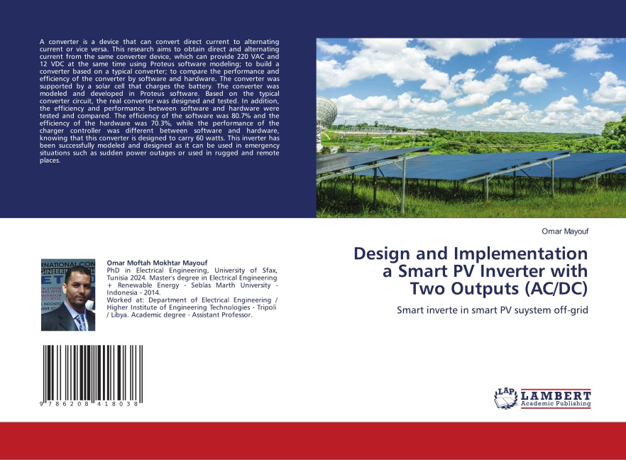 Design and Implementation a Smart PV Inverter with Two Outputs (AC/DC): Smart inverte in smart PV suystem off-grid