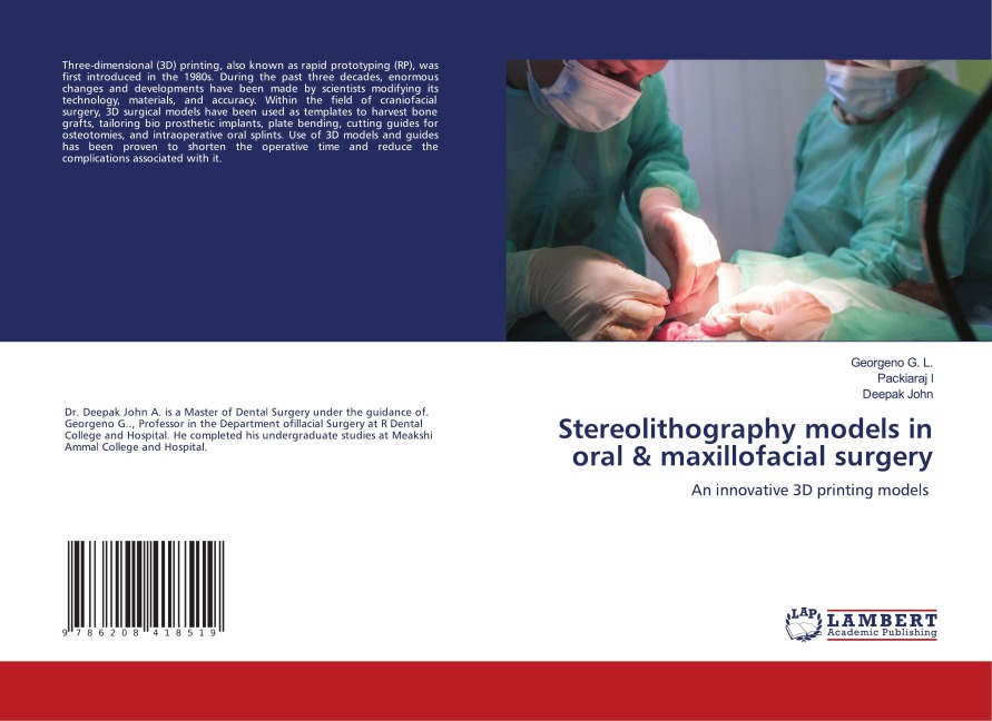 Stereolithography models in oral & maxillofacial surgery: An innovative 3D printing models