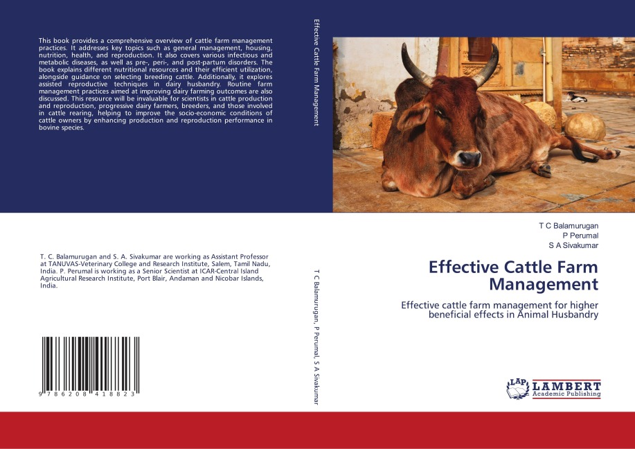 Effective Cattle Farm Management: Effective cattle farm management for higher beneficial effects in Animal Husbandry