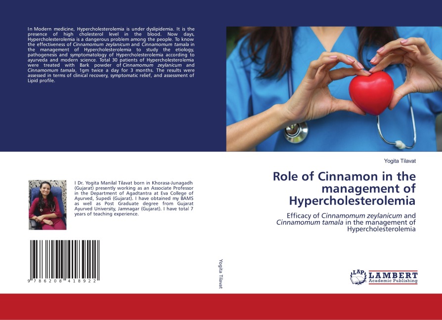 Role of Cinnamon in the management of Hypercholesterolemia: Efficacy of Cinnamomum zeylanicum and Cinnamomum tamala in the management of Hypercholesterolemia