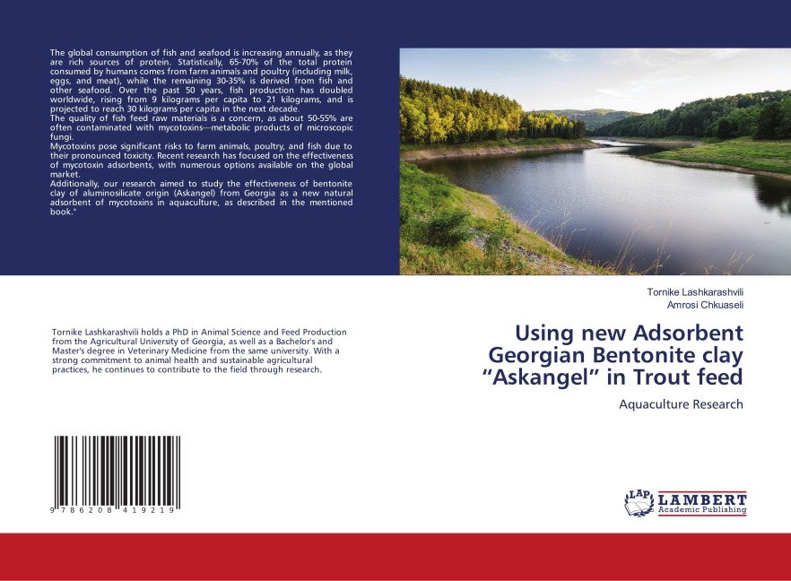 Using new Adsorbent Georgian Bentonite clay Askangel in Trout feed: Aquaculture Research