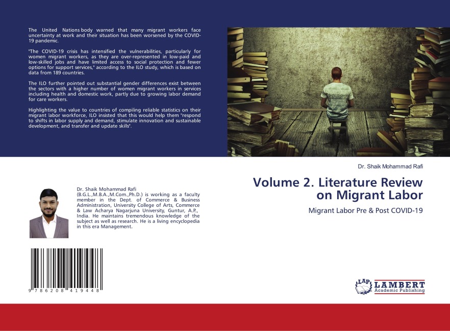 Volume 2. Literature Review on Migrant Labor: Migrant Labor Pre & Post COVID-19