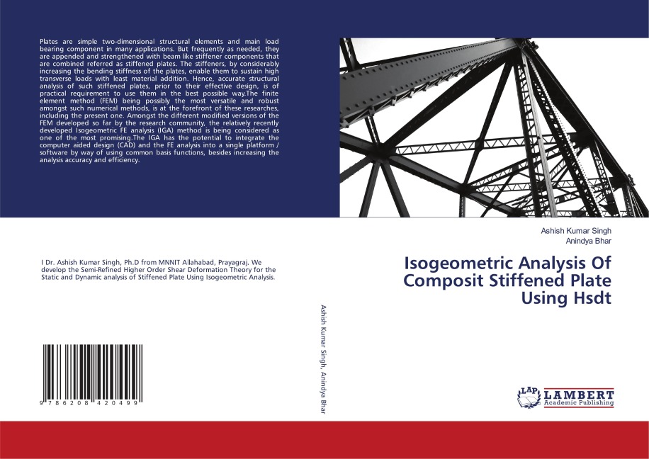 Isogeometric Analysis Of Composit Stiffened Plate Using Hsdt