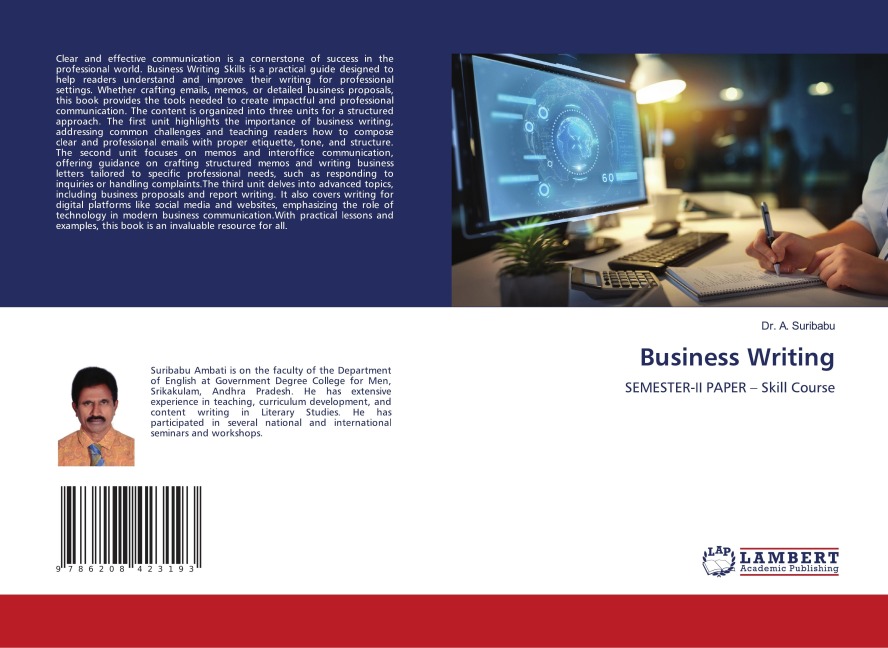 Business Writing: SEMESTER-II PAPER - Skill Course