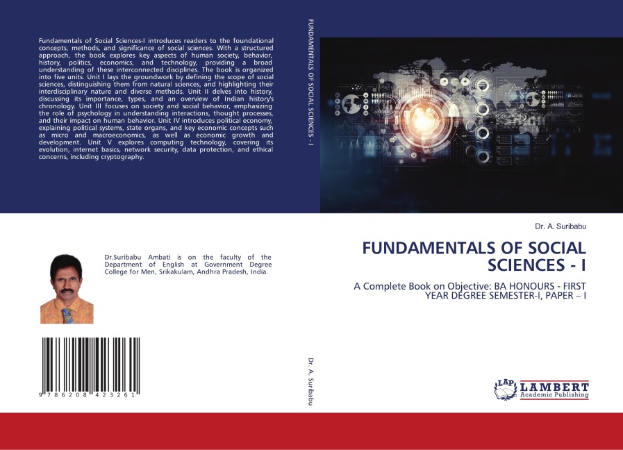 FUNDAMENTALS OF SOCIAL SCIENCES - I: A Complete Book on Objective: BA HONOURS - FIRST YEAR DEGREE SEMESTER-I, PAPER - I