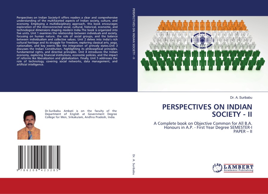 PERSPECTIVES ON INDIAN SOCIETY - II: A Complete book on Objective Common for All B.A. Honours in A.P. - First Year Degree SEMESTER-I PAPER - II