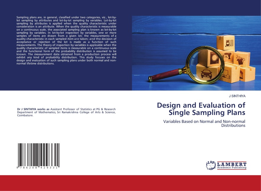 Design and Evaluation of Single Sampling Plans: Variables Based on Normal and Non-normal Distributions