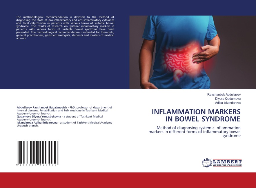 INFLAMMATION MARKERS IN BOWEL SYNDROME: Method of diagnosing systemic inflammation markers in different forms of inflammatory bowel syndrome