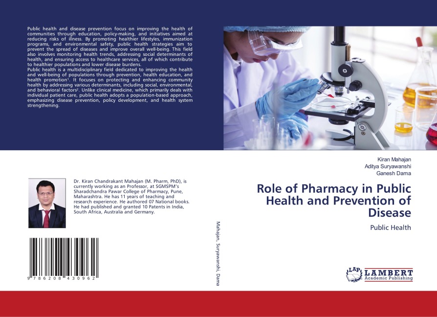 Role of Pharmacy in Public Health and Prevention of Disease: Public Health