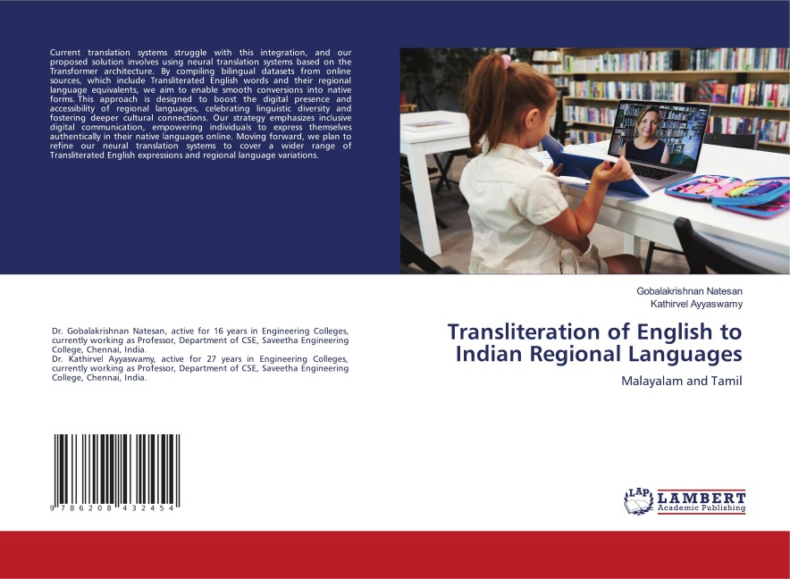 Transliteration of English to Indian Regional Languages: Malayalam and Tamil